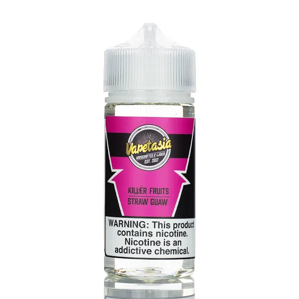 Vapetasia - Killer Fruit Straw Guaw - 100ml - Black Coral